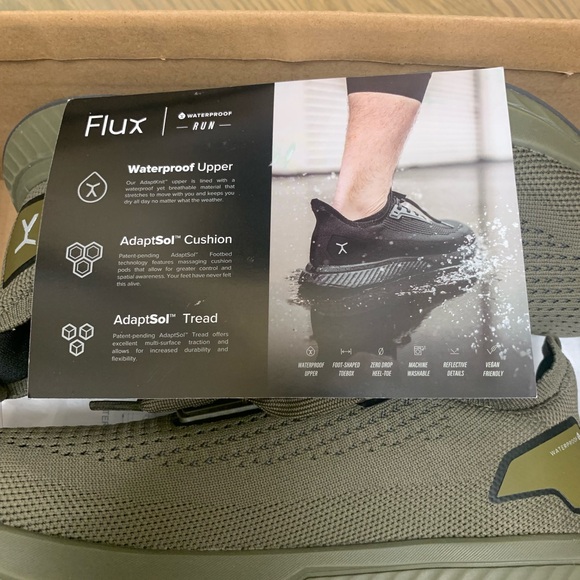 Flux footwear olive green waterproof Adapt Runner sneakers - Picture 6 of 6